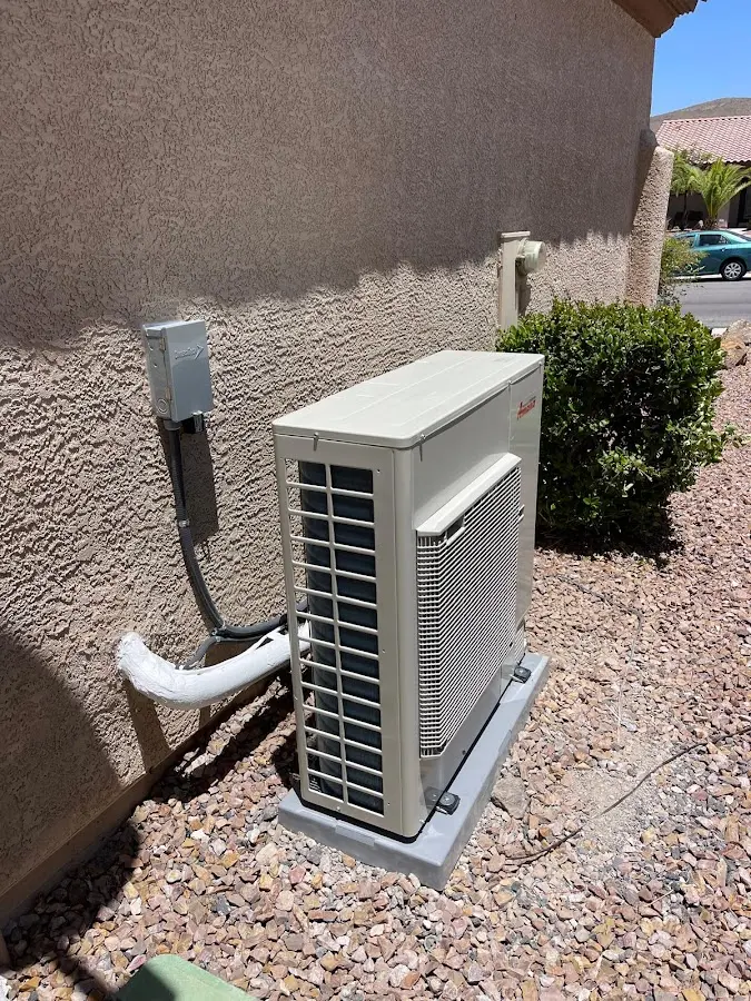 Residential air conditioning condenser unit in Eldorado at Santa Fe